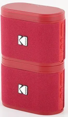 Immagine prodotto di Altoparlante wireless Kodak SoundBrix (rosso riverbero), 2 pezzi