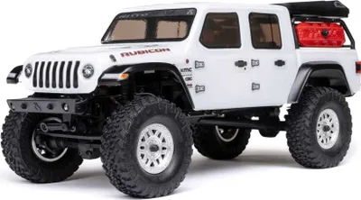 Image de Axial SCX24 Jeep JT Gladiator 4X4 RTR Rock Crawler 1:24 - blanc, batterie et chargeur inclus