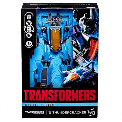 Obrázek produktu pro Transformers Thundercracker ze hry War for Cybertron třída Voyager z řady Studio Series, 8 rok/roky