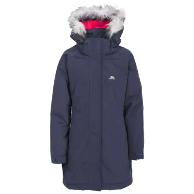 Produktbild von Langer Parka Fame Navy wasserdicht winddicht gepolstert mit abnehmbarer Kapuze 5-6 Jahre