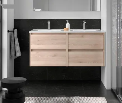 Produktbild von BALTIC Unterschrank 1200 4 Schubladen + Waschbecken Nature