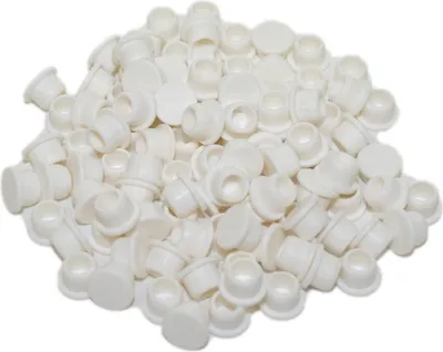 Image de Capuchons de protection pour trous Clamex blanc, 100 pces - LAMELLO - 335280
