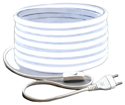 Image de Bande lumineuse LED, haute luminosité, design découpeable, blanc, 10 mètres