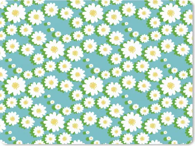 Produktbild von MuchoWow® Mauspad Mousepad Blumen - Muster - Gänseblümchen 40x30 cm - Mousepads - Maus Mat - Pad - Mausunterlage - Anti Rutsch