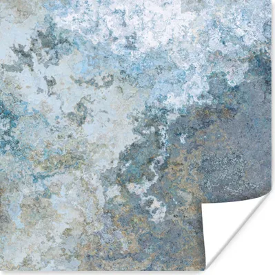 Produktbild von MuchoWow® Poster Stein - Rost - Vintage 75x75 cm - Wand Dekoration