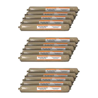 Immagine prodotto di Cut360 stucco per vetri Stucco per finestre per vetri singoli, da 1 kg a 15 kg, plastica morbida adatta per telai in legno e metallo, contenuto: 5 kg
