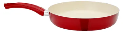 Produktbild von Bratpfanne 24 cm, Beige, Aluminium, Vitaflon Keramikbeschichtung, PTFE-frei, Induktion, backofengeeignet bis 180°C, hitzebeständig bis 400°C