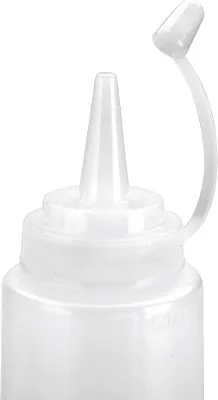 Image de Bouteille doseuse pour sauce Ibili, en plastique, 750 ml, blanche