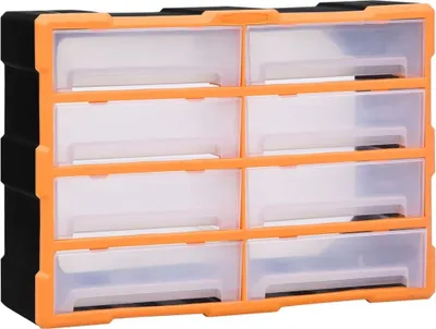 Zdjęcie produktu dla Organizer do wielu szuflad Living Store 8 dużych szuflad 52x16x37 cm