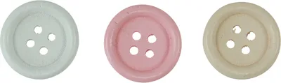 Produktbild von Deko Holzknöpfe Basteln Ø2cm Rosa Weiß Creme 210St