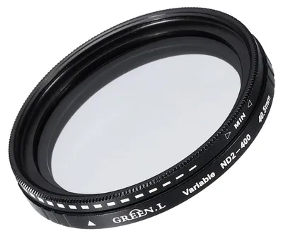 Imagen del producto de Solidchoice - Filtro de densidad neutra variable ND2-400 de 40,5 mm