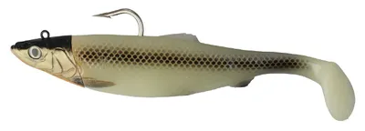 Produktbild von Savage Gear 3D HERRING BIG SHAD Gummifisch Green Glow, Länge / Gewicht:25cm - 300g