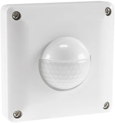 Produktbild von ChiliTec 23337 Unterputz PIR-Bewegungsmelder 190°- IP65 2 & 3 - Draht Technik, weiß