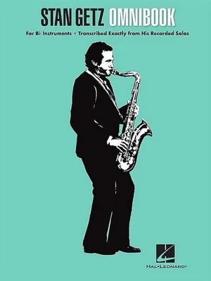 Immagine prodotto di Stan Getz Omnibook for B-Flat Instruments Jazz Transcription Songbook with 54 Classic Solos Essential Sheet Music Collection for Saxophonists and Jazz Musicians