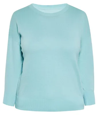 Image de Pull CALEY pour femme - Bleu turquoise, XL