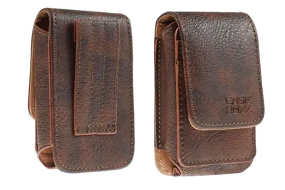 Image de caseroxx étui en cuir avec passant pour ceinture pour Freestyle en marron