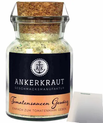 Produktbild von Ankerkraut Tomatensaucen Gewürz (100g Glas) + usy Block
