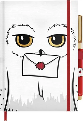 Produktbild von Harry Potter Hedwig A5 Premium Notizbuch +  Stift