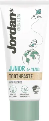Productafbeelding van Jordan Junior - Green Clean Biologische Tandpasta - 6+ jaar - 50ml