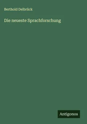 Produktbild von Die neueste Sprachforschung