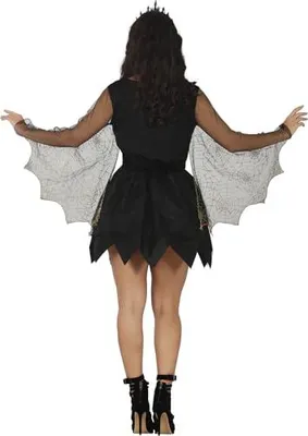 Produktbild von Spinnenkostüm Damen Schwarz mit Flügelärmeln, FIESTAS GUIRCA, Gr. M