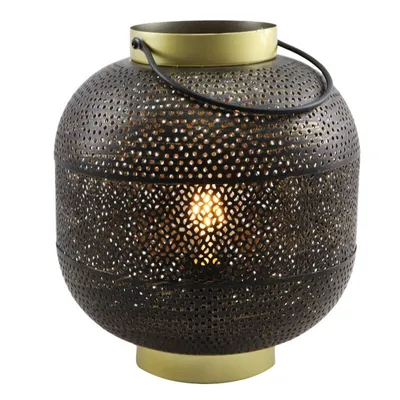 Produktbild von Olucia - SIVAR - Tischlampe - Schwarz / Gold