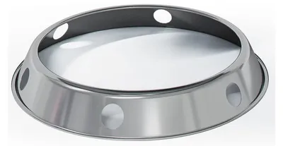 Produktbild von Flavemotion Wokring Ringhalterung für Woks und Wokpfannen Edelstahl Ø25cm, Wok Ring für Gasherd, Wok Ständer zum Servieren am Tisch, Wok Zubehör