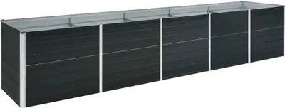 Produktbild von Garten-Hochbeet Verzinkter Stahl 400x80x45 cm Anthrazit