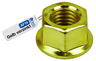 Produktbild von 50 Bundmuttern für Gerüstkupplungen verzinkt für M14 Hammerkopfschrauben Gerüstmutter