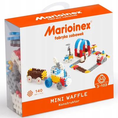 Immagine prodotto di Set di blocchi da costruzione Marioinex Mini Waffle 2, 140 pezzi