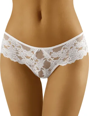 Produktbild von Wolbar Damen Slip Unterhose Bikinislip Spitze WB425, weiß, S