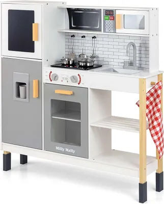 Image de Milly Mally Cuisine en bois pour enfants Accessoires Lumière LED Esket XXL