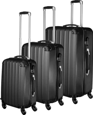 Produktbild von Hartschalenkoffer-Set 3-teilig, aus robustem ABS-Kunststoff