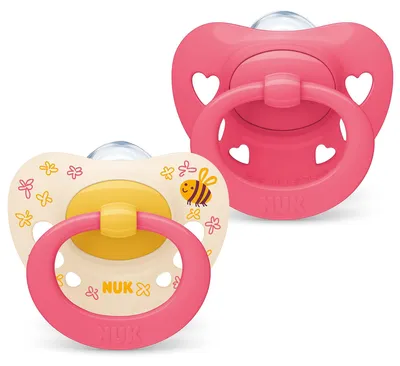 Produktbild von NUK Signature Babyschnuller Herzform 18-36 Monate 2 Stück