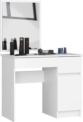 Produktbild von Schminktisch AKORD Frisiertisch Weiß 90 cm B90 x H142 x T50 cm