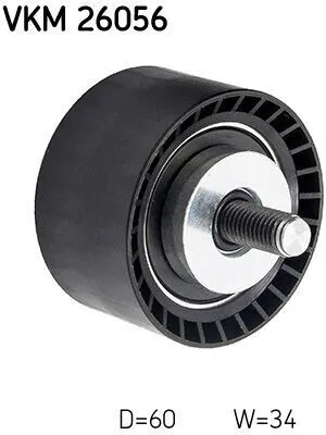 Produktbild von SKF VKM 26056 Umlenkrolle Zahnriemen für VOLVO XC60 (156) V70 III (135) V60 (155, 157) XC40 (536) XC60 II (246)
