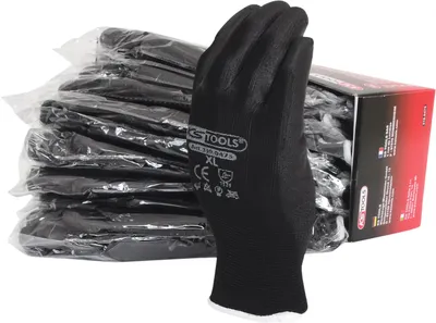 Immagine prodotto di KS Tools Guanti da lavoro 12 paia Taglia XL Nero 310.0475