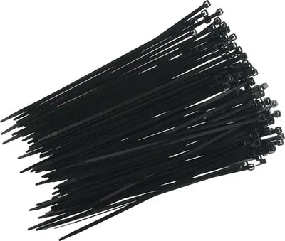 Produktbild von Haupa 262618 Kabelbinder UV-beständig 250x4,8 mm Nylon schwarz 100 Stück