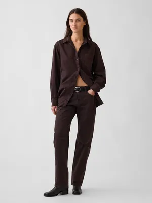 Produktbild von GAP Jeans mit mittelhohem Bund, geradem Schnitt und schmal zulaufendem Bein 28REG