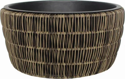 Produktbild von TrendLine Polyrattan Schale Ø 44 x 21 cm mit Einsatz