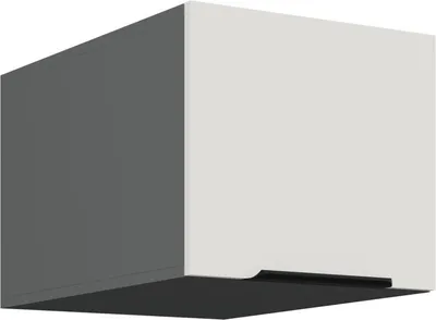 Produktbild von Hängeschrank mit Flügeltüren LUNARA – Breite 40 cm, weiß/anthrazit