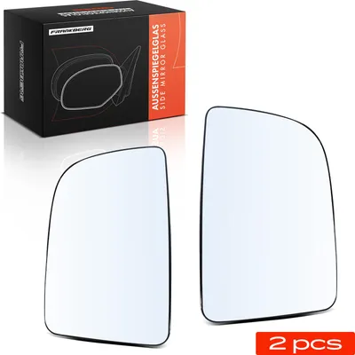 Productafbeelding van Frankberg 2x Spiegelglas Buitenspiegel Voor voor Mercedes-Benz B907 B910