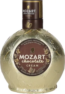 Produktbild von Mozart Chocolate Cream Gold mit Schokolade und Bourbon Vanille 500ml