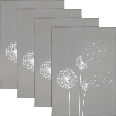 Produktbild von Erwin Müller Geschirrtuch 4er-Pack Pusteblume 50x70 cm