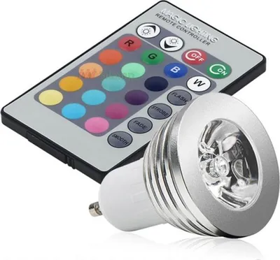 Produktbild von LED-Glühbirne GU10 3W RGB 220V