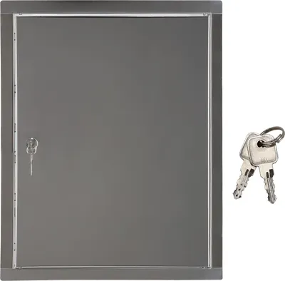 Obrázek produktu pro Přístupový panel KOTARBAU® velikost 25x40 cm s klíčem nerezová ocel stříbrná pro přístupové šachty