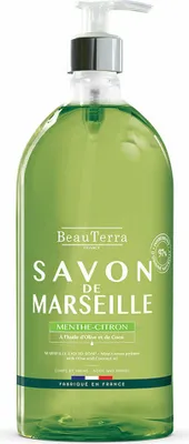 Obrázek produktu pro Beauterra Marseille Jabón Menta-Limón 1000ml