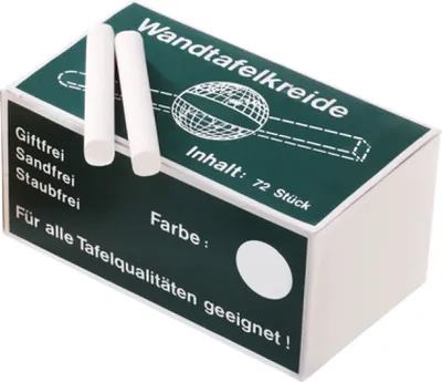 Produktbild von Kreide rund weiss 72St