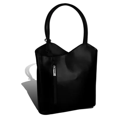 Produktbild von Rucksack schwarz Toscanto Tasche Leder D2OTT106SF