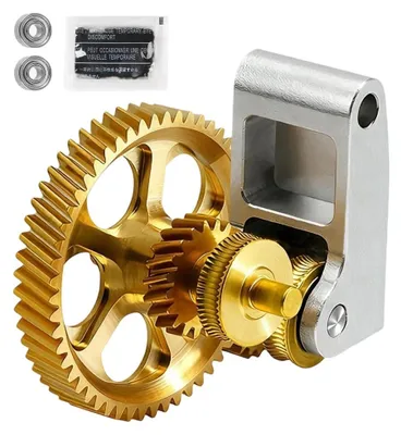 Extruder-Zahnrad für 3D-Drucker, RNC-nano-beschichtet, Gold